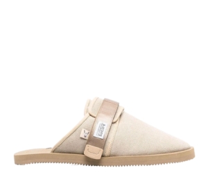 Buy Suicoke x Daniel Arsham Zavo Flat Slippers Beige at Sasom – Authentic and Ready to Ship