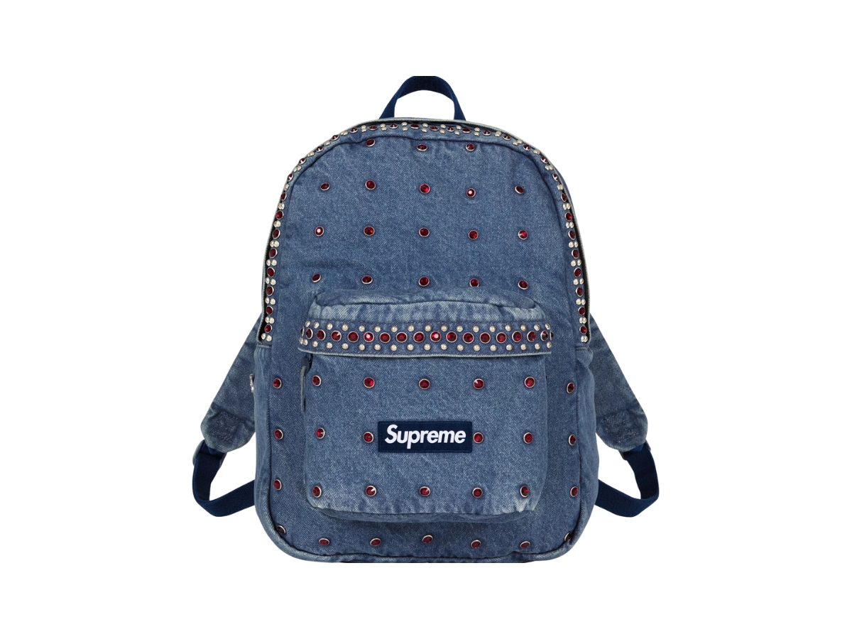 Buy Supreme B.B. Simon Denim Backpack Washed Indigo | SASOM