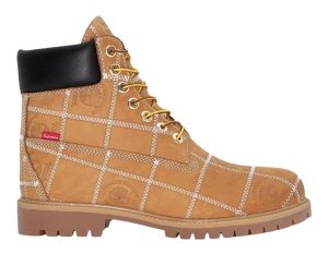 Buy Supreme x Timberland Patchwork 6" Premium Waterproof Boot Wheat (FW25) at Sasom – Authentic and Ready to Ship