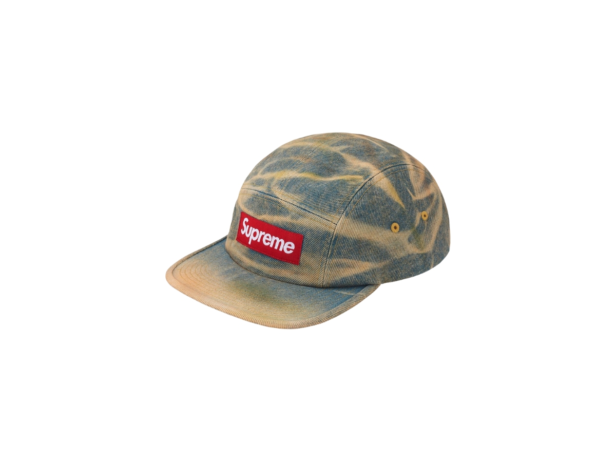 Supreme Denim Camp Cap Dirty Indigo (FW25) | ของแท้