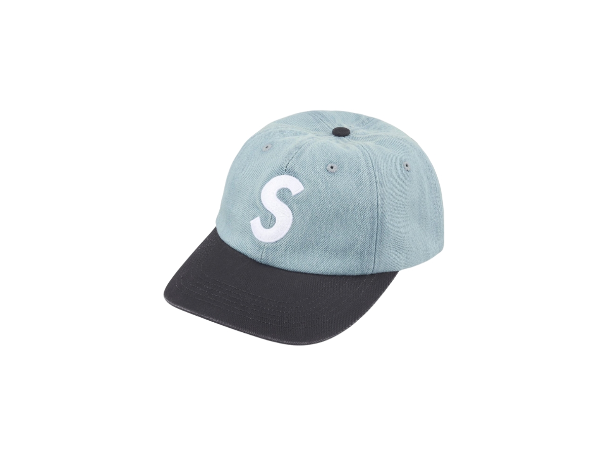 ami　Supreme Pigment S Supreme Pigment Coated 2-Tone S Logo 6-Panel Denim (FW25)
