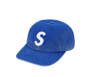 Buy Supreme Pigment Coated Canvas S Logo 6-Panel Royal (FW25) at Sasom – Authentic and Ready to Ship