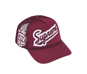 Buy Supreme University Mesh Back 5-Panel Cardinal (SS26) at Sasom – Authentic and Ready to Ship