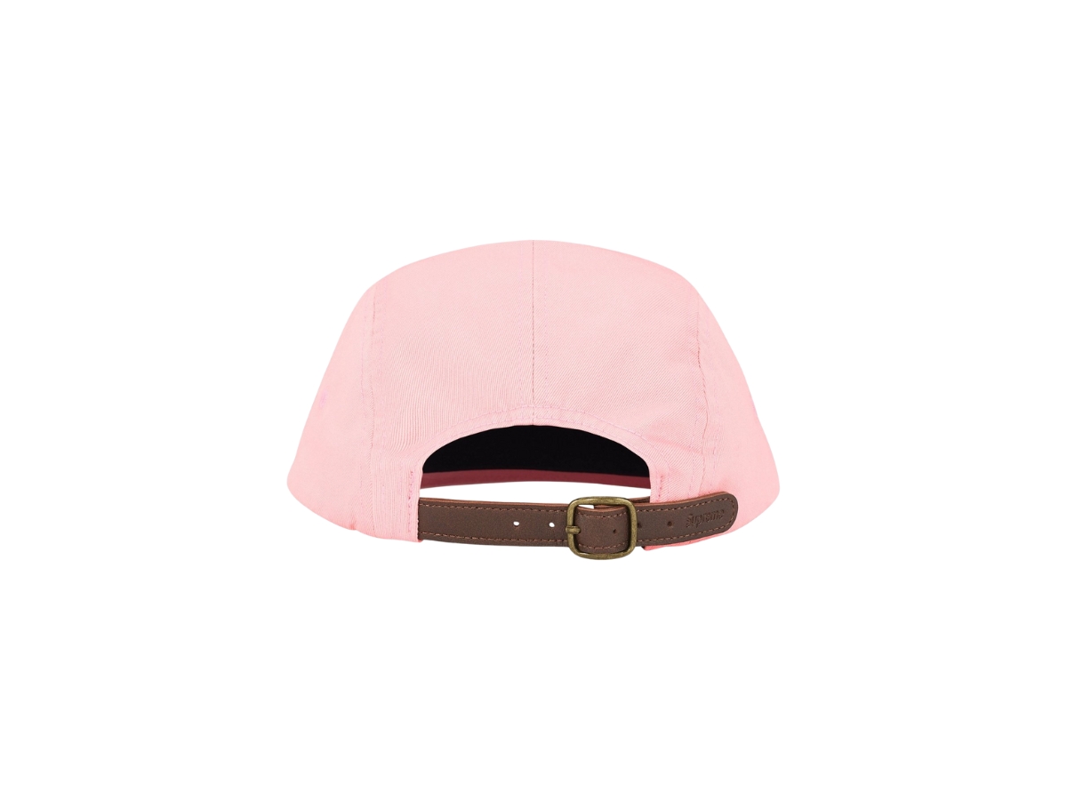 Buy Supreme Washed Chino Twill Camp Cap Pink (FW25) | SASOM