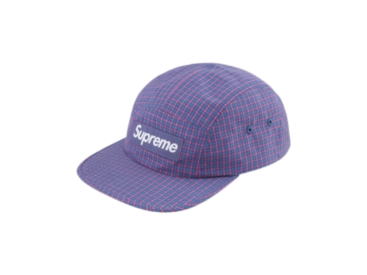 帽子 Supreme Cordura Plaid Bell Hat Purple Supreme Cordura Plaid Bell Hat (SS25) - $58