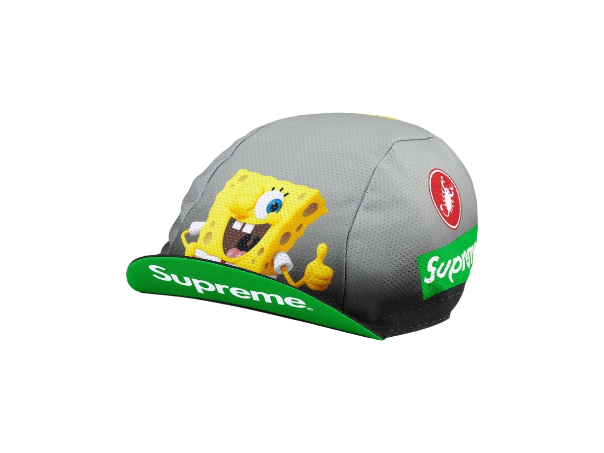 Supreme SpongeBob Castelli Cycling Cap 黒 Supreme SpongeBob SquarePants Castelli Cycling Cap Black