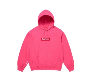 Buy Supreme Box Logo Hooded Sweatshirt Magenta (FW25) at Sasom – Authentic and Ready to Ship