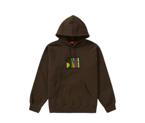 Buy Supreme Script Hooded Sweatshirt Black - 23SS | SASOM