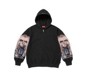 Buy Supreme Michael Jackson Dangerous Zip Up Hooded Sweatshirt Black (FW25) at Sasom – Authentic and Ready to Ship