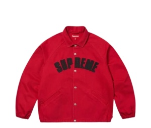 ジャケット・アウター L Supreme Arc Denim Coaches Jacket Red Arc Denim Coaches Jacket - Shop - Supreme