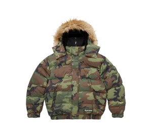 Buy Supreme Facemask 700-Fill Down Puffer Jacket Woodland Camo (FW25) at Sasom – Authentic and Ready to Ship