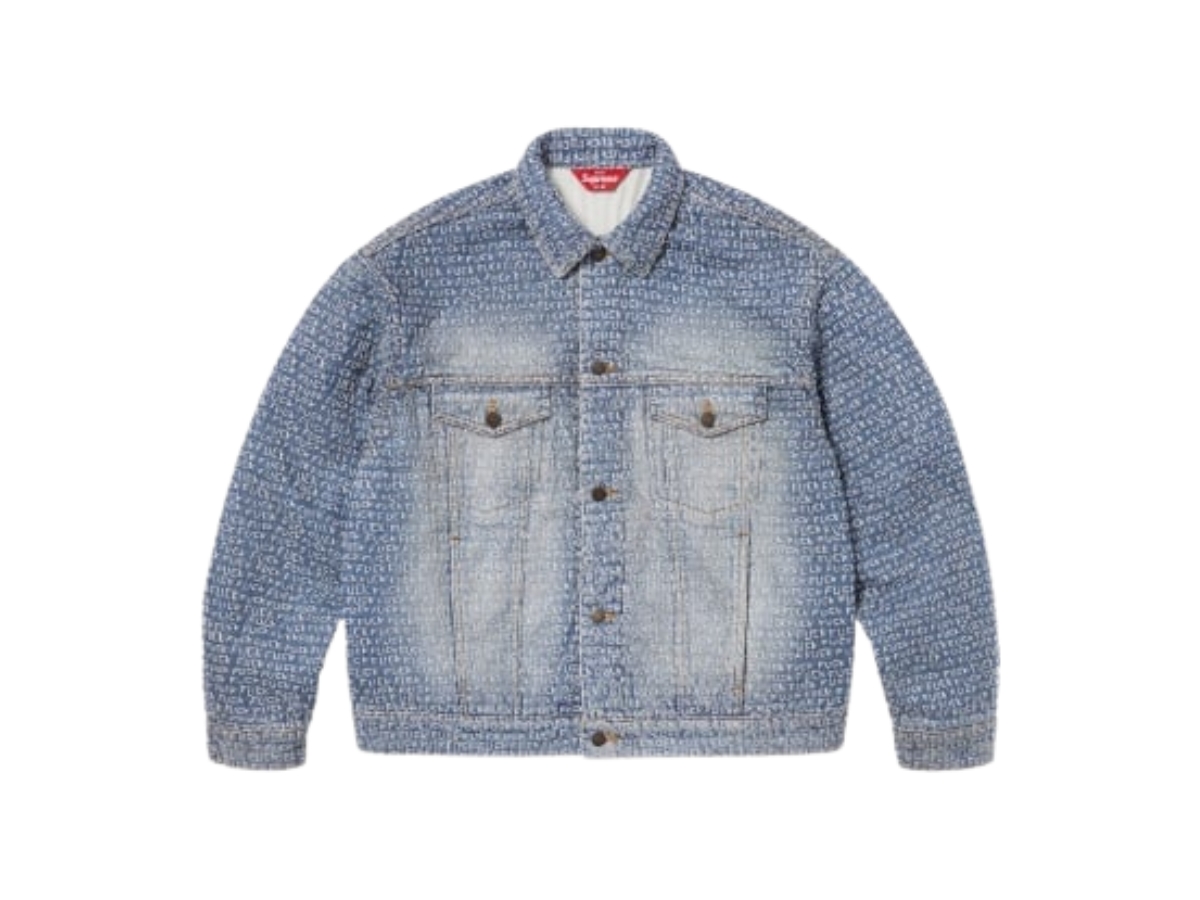 Supreme Fuck Stitch Denim Trucker Jacket
