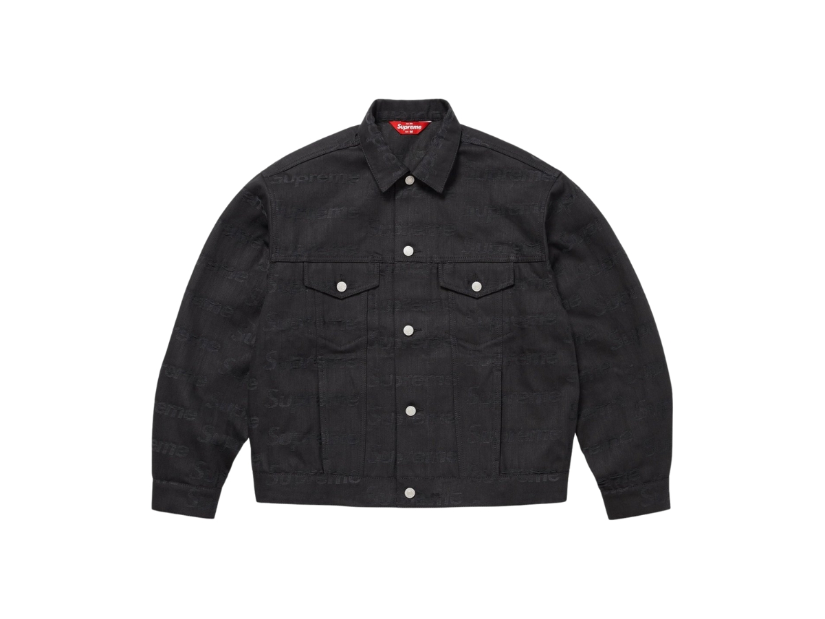 https://d2cva83hdk3bwc.cloudfront.net/sup-jkasjldtjbf-supreme-jacquard-logos-denim-trucker-jacket-black-fw25-1.jpg