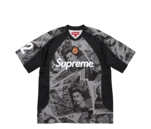 Buy Supreme Pounds Soccer Jersey Black (FW25) at Sasom – Authentic and Ready to Ship