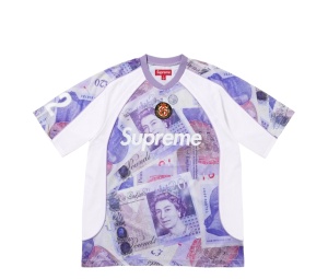 Buy Supreme Pounds Soccer Jersey White (FW25) at Sasom – Authentic and Ready to Ship
