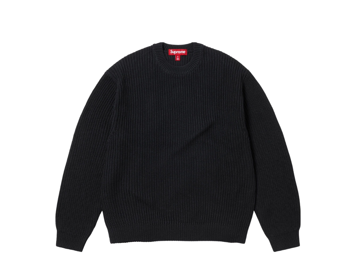 Supreme Old English Printed Sweater Black | ของแท้