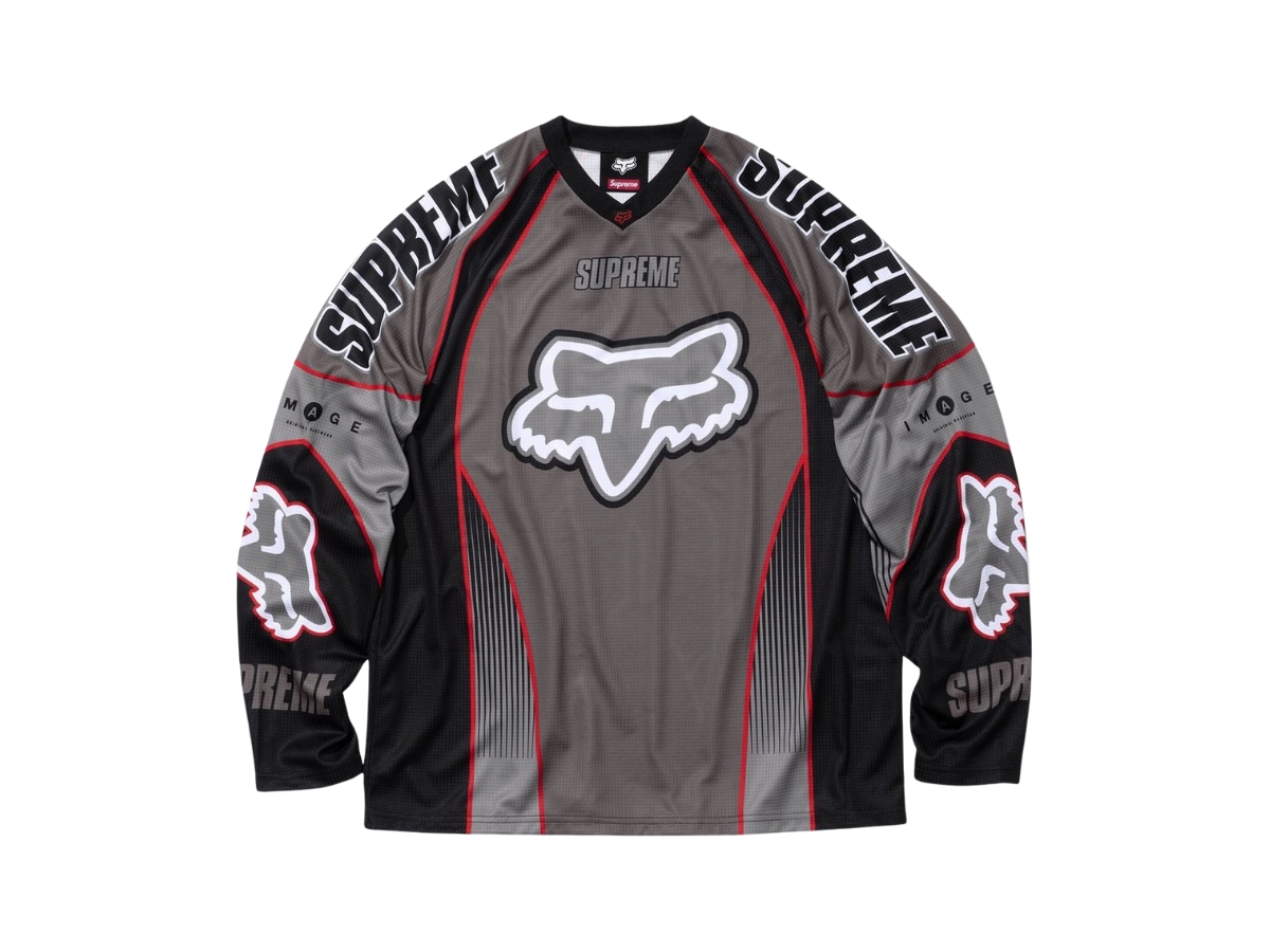 Supreme x Fox Racing Sweater Black (FW25) | ของแท้