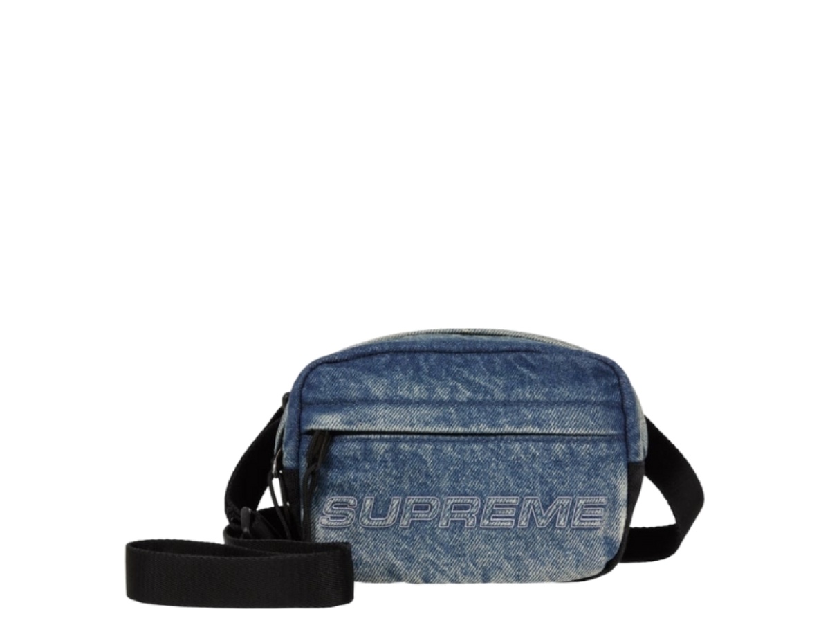 Supreme Denim Mini Shoulder Bag Washed Indigo (FW25)