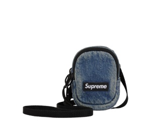 Supreme Denim Mini Shoulder Bag Washed Indigo (FW25)