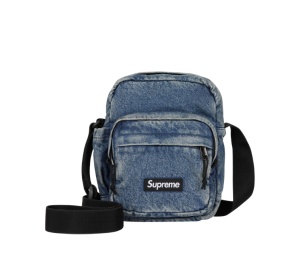Buy Supreme Denim Shoulder Bag Washed Indigo (FW25) at Sasom – Authentic and Ready to Ship