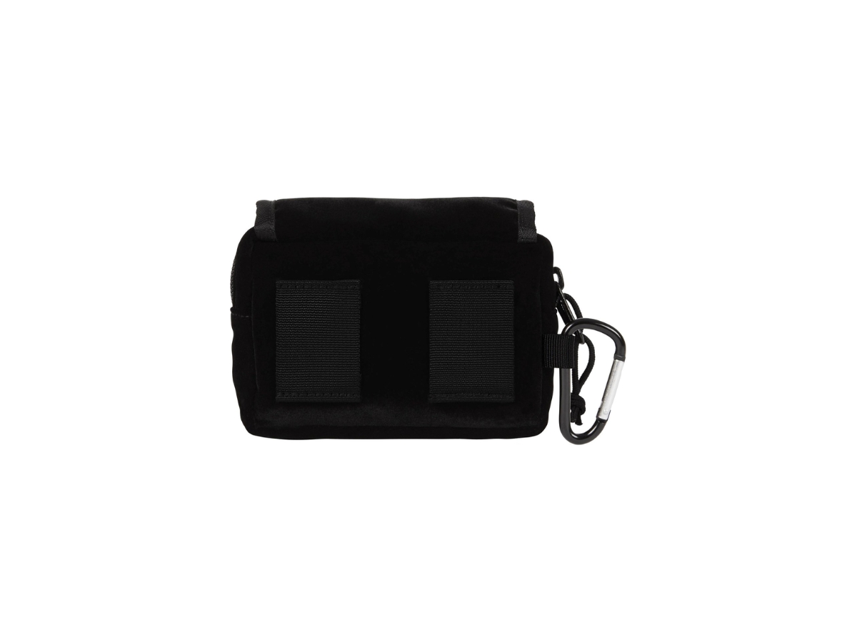 Buy Supreme Velvet Mini Pouch Black (FW25) | SASOM