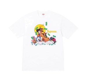 Buy Suprem  All Dogs Go To Heaven Tee White (FW25) at Sasom – Authentic and Ready to Ship