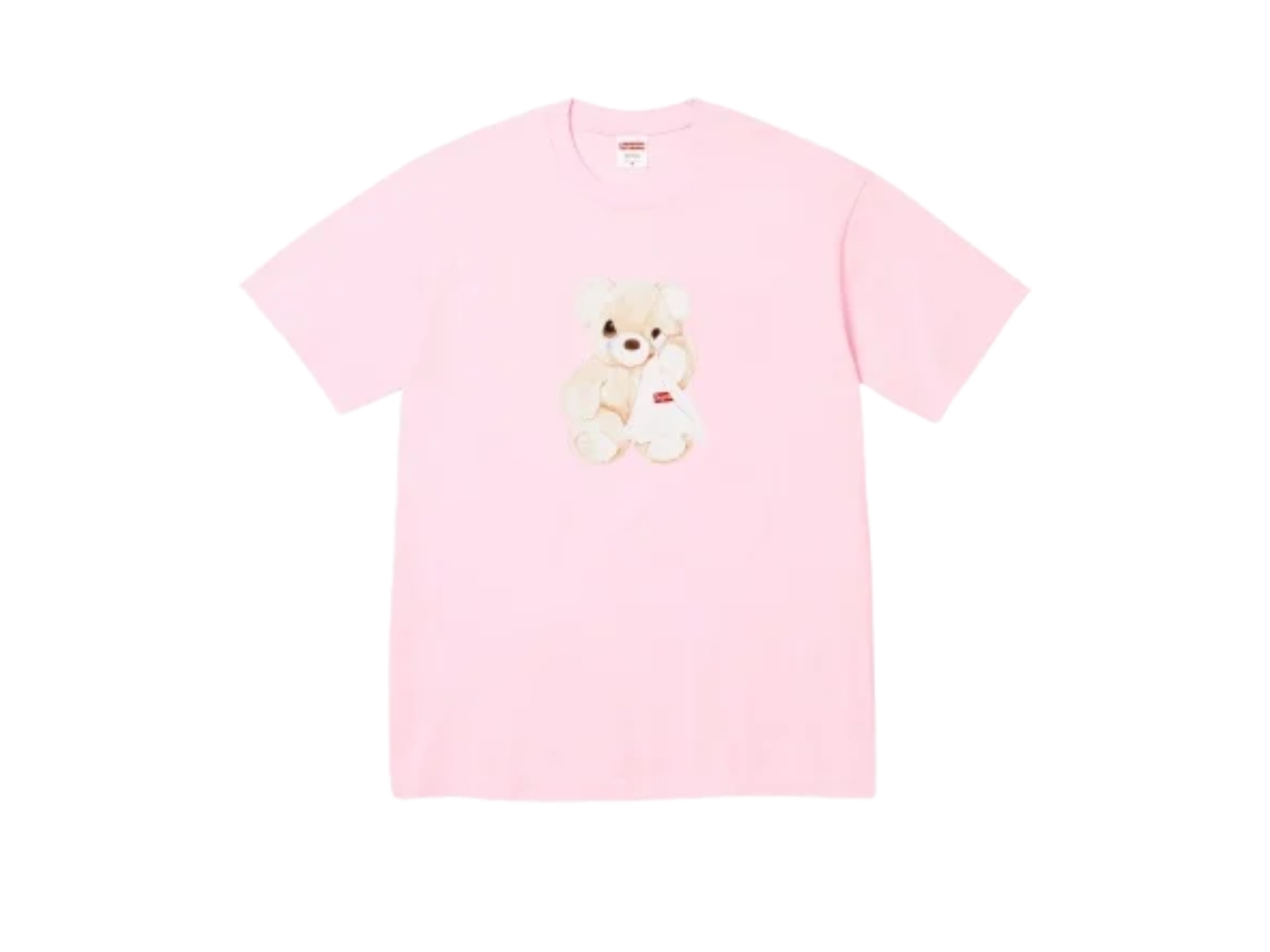 Supreme Bear Tee Light Pink (SS25) Shop Authentic at SASOM