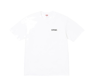 Buy Supreme Dash Snow Tee White (FW25) at Sasom – Authentic and Ready to Ship