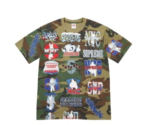 Buy Supreme Flash Tee Woodland Camo (SS26) at Sasom – Authentic and Ready to Ship