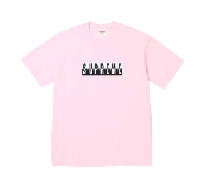 Buy Supreme Fall Winter2025 Split Tee Light Pink at Sasom – Authentic and Ready to Ship