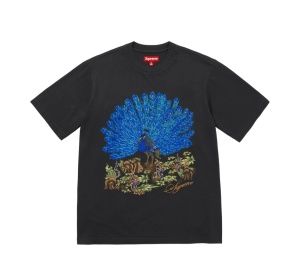 Buy Supreme Peacock S/S Top Black (FW25) at Sasom – Authentic and Ready to Ship