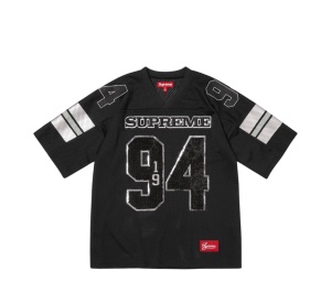 Supreme Stripe Rugby Black (SS22) Shop Authentic at SASOM