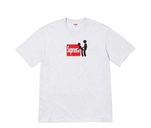 Buy Supreme Stick Tee Ash Grey (FW25) at Sasom – Authentic and Ready to Ship