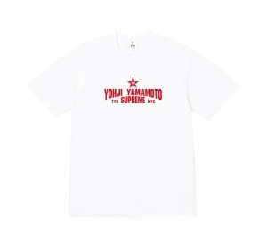 Buy Supreme Y’s Star Tee White (FW25) at Sasom – Authentic and Ready to Ship