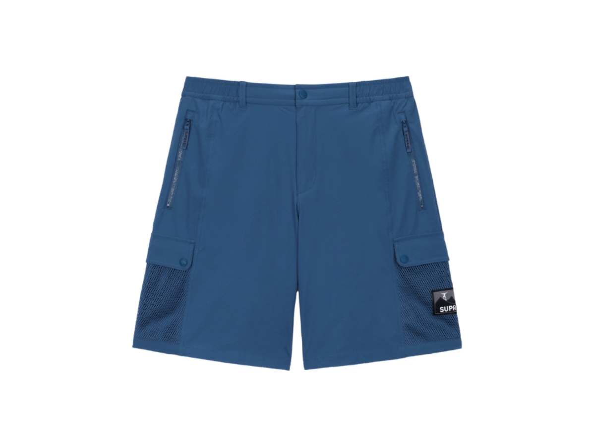 Color Block Woven Shorts