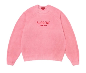 Supreme Textured Knotted Cardigan Pink トップス Supreme Textured