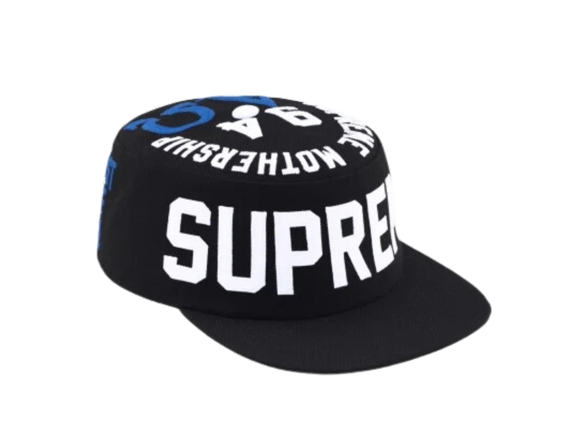 Buy Supreme Alpha Omega Pillbox Hat Black (FW24) | SASOM