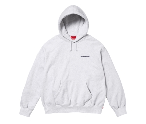 Supreme Mitchell & Ness NCAA Hooded Sweatshirt Ash Grey (FW24) Supreme Mitchell & Ness NCAA Hooded Sweatshirt Ash Grey (FW24)