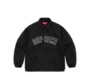 Supreme Arc Denim Coaches Jacket Black (SS24)