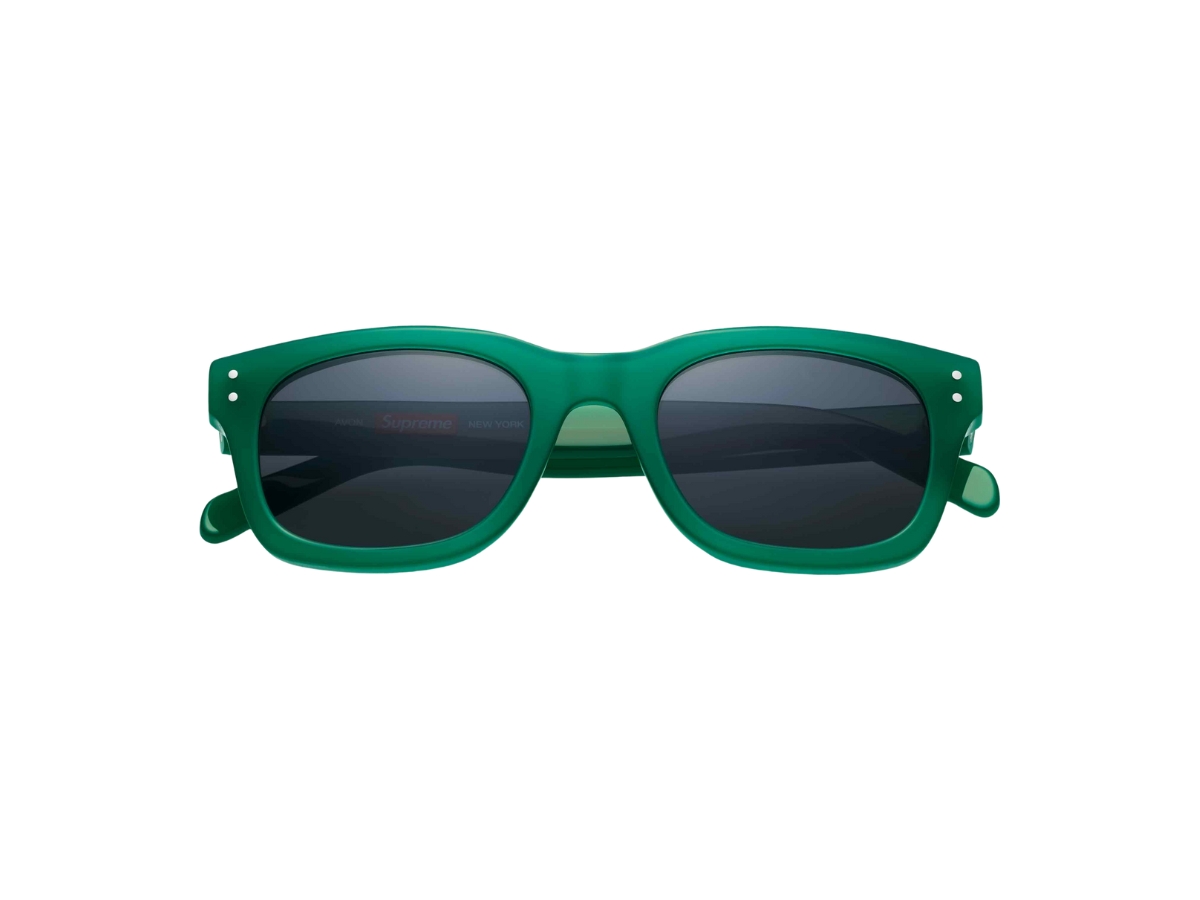 Supreme Avon Sunglasses Dark Green/サングラス Supreme Avon Sunglasses Dark Green (SS24) | ของแท้