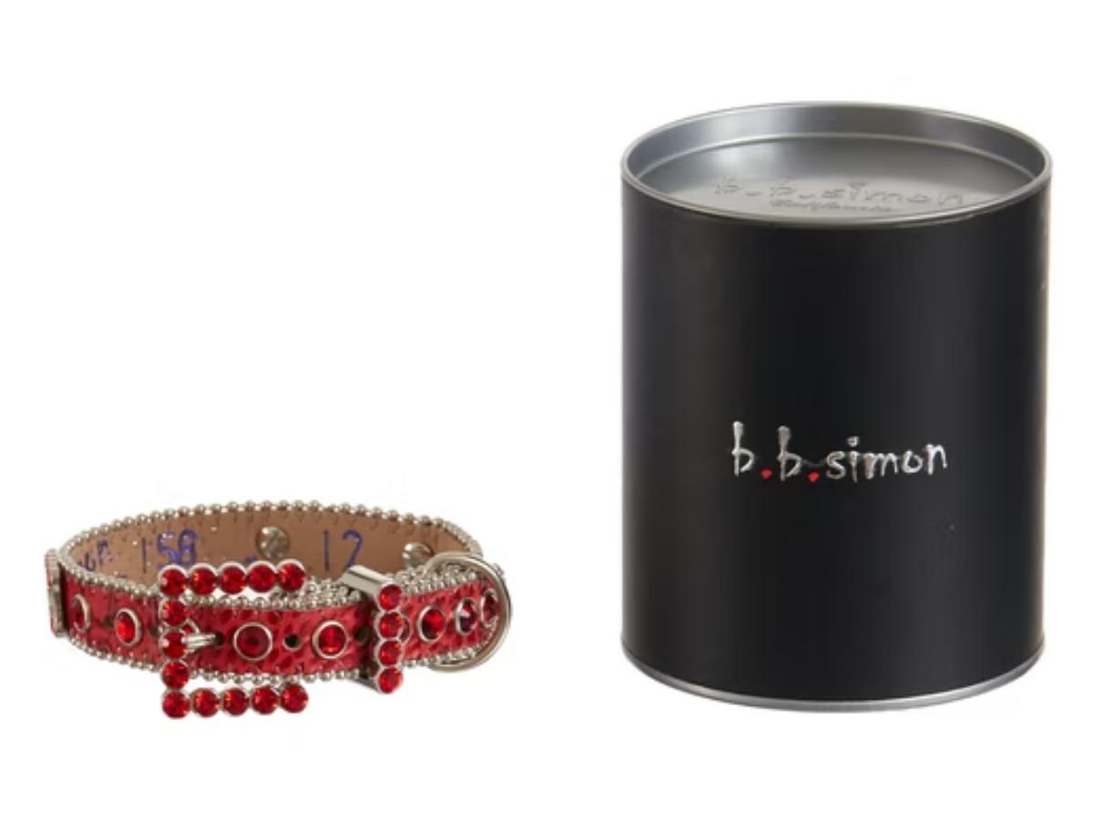 Supreme B.B. Simon Studded Dog Collar - Black
