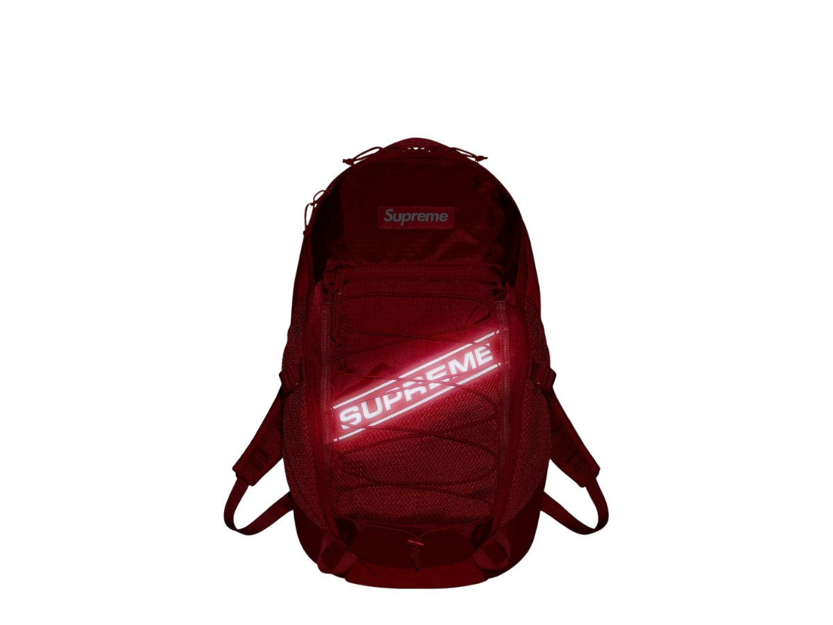 Fake supreme best sale backpack red