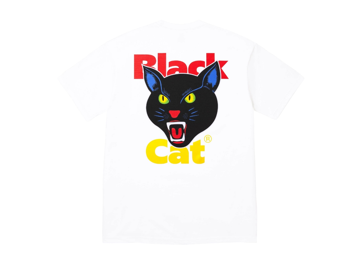 Cat Supreme Shirt Supreme Toy Machine Devil Cat Tee White