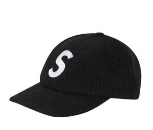 SASOM | เครื่องประดับ Supreme Boiled Wool S Logo 6-Panel Black