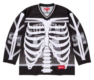 Supreme Bones Hockey Jersey Black (FW23)