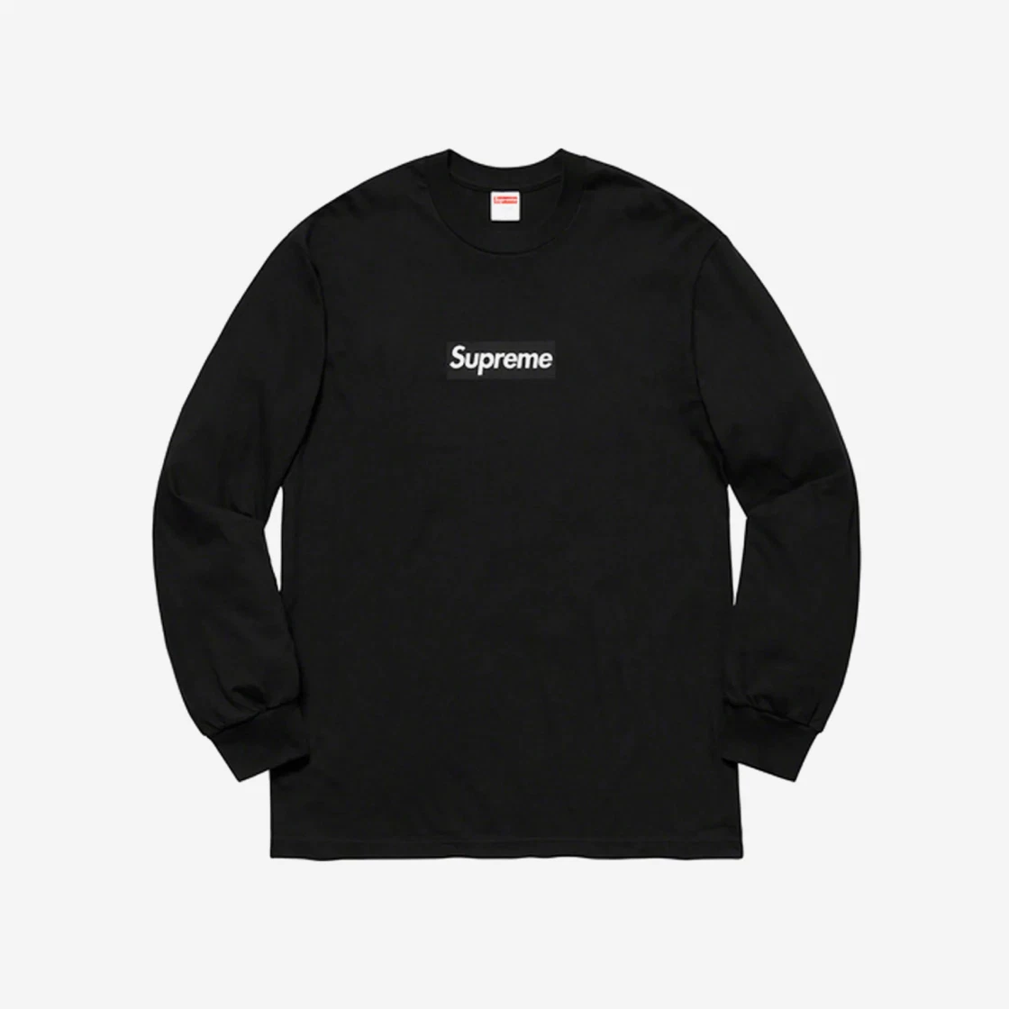 Supreme Box Logo L/S T-Shirt Black - 20FW