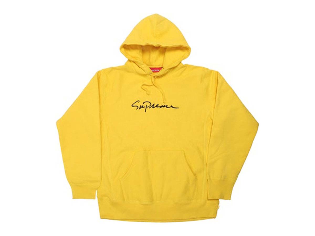 トップス Supreme Classic Script Hooded Sweatshirt Supreme-Classic-Script-Hooded-
