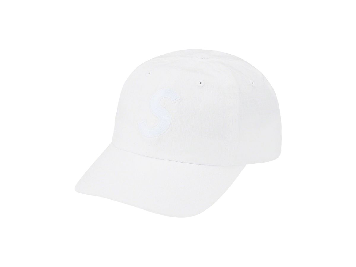 SASOM | accessories Supreme Cordura Ripstop S Logo 6-Panel White