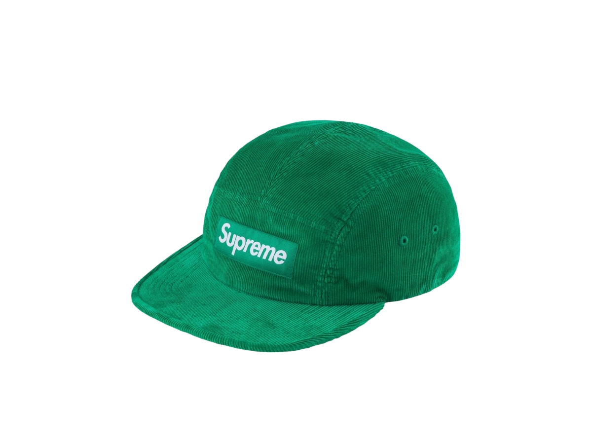 Buy Supreme Corduroy Camp Cap Green (FW23) | SASOM