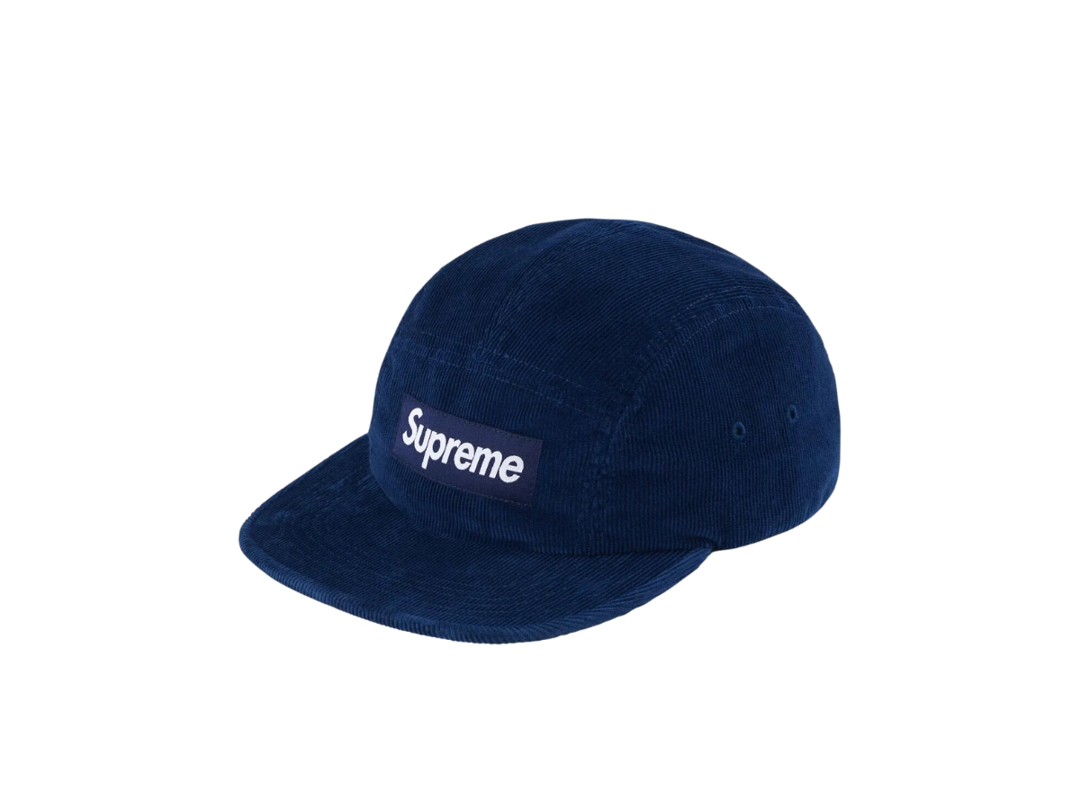 ช้อป Supreme Corduroy Camp Cap Navy (FW23)ของแท้ที่ SASOM